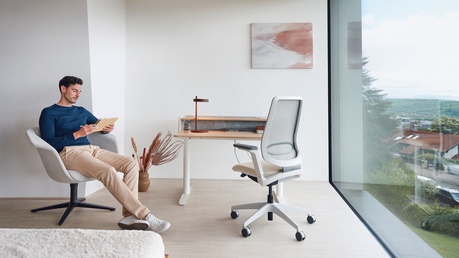Sit stand desk